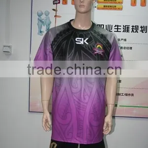 Custom Subliamtion Any Size Kids Team Rugby Shirt Wear Jersey Unifrom Man thumbnail-3