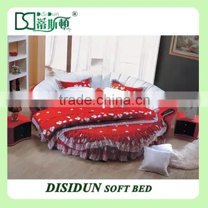 Luxury King Size Round Bed Sets Bed Frame DS-805 thumbnail-1