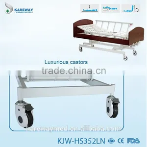 Medical Manual Cheap Hospital Wooden Bed thumbnail-5