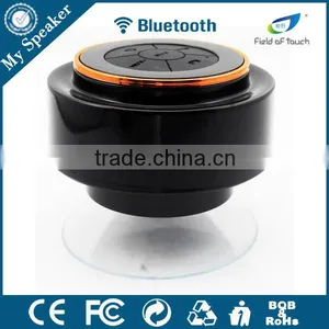 F012 Black/orange Color Floating Waterproof Bluetooth Speaker thumbnail-5