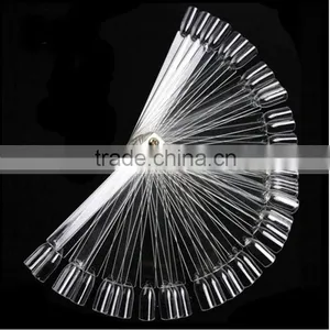 Nail Art Sticks Display Tips Pop Polish Fan False Practice Nail Sticker 50Pcs thumbnail-1