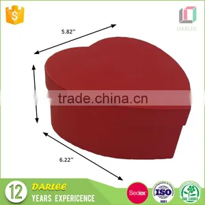 Latest Design Handmade Empty Red Heart Shape Cardboard Box thumbnail-3