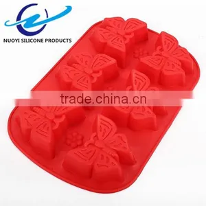Hot Selling FDA Butterflies Shaped Decor Silicone Cake Mold thumbnail-3