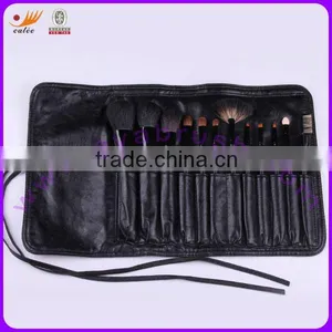 12 Piece High Grade Cosmetic Brush Set,Made of Ferrule Aluminum and Wooden Handle thumbnail-1