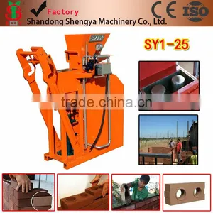 Wt1-25 / Sy1-25 Interlocking Bricks Machine Cost/mud Brick Machine for Sale Australia thumbnail-4