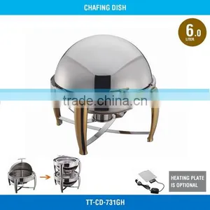 All Types Chafing Dishes - 6 L, 201 S/S, 515*515*485 MM, TT-CD-731GH thumbnail-1