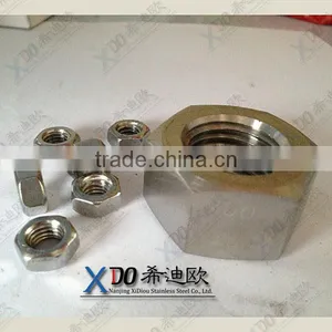 Alloy 601/2.4851 Alloy 625 / 2.4856 . Alloy600 / 2.4816 Din931 Hex Bolt & Nut thumbnail-5