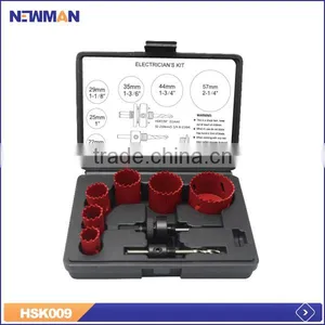 9pcs 22mm-57mm Hole Saw Kit thumbnail-1