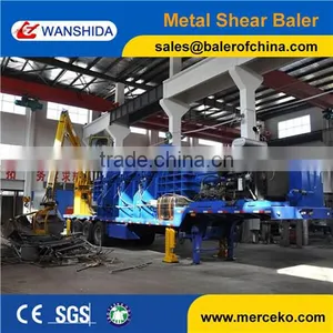 Top Quality Trailer Mounted Mobile Car Scrap Baler Logger thumbnail-1