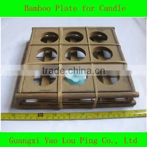 Nature Bamboo Candle Holder Lantern Manufactuer thumbnail-1