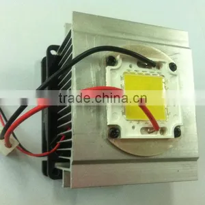 Pure Aluminum Heat Sink ,waterproof Power Suppluy ,secondary Optoiclal Grass Lens and Reflector ,fans Integrate Led Chip for DIY thumbnail-1