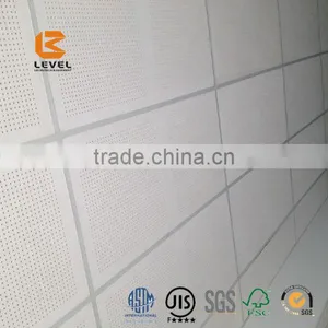 Golden Supplier Sound Absorbing Fiberglass Ceiling Panel Fiberglass Absorbing Ceiling Tiles For Wholesale thumbnail-6