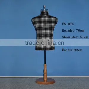 Tartan Check Fabric Male Mannequin Display For Sale thumbnail-1