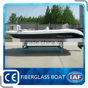 Made in China Fiberglass Fishing Open Small Boat thumbnail-1