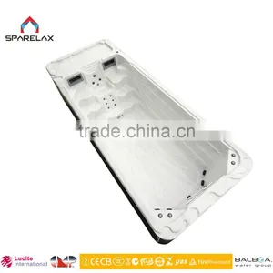 Outdoor Acrylic Portable Swim Spa Pool With Massage Seats thumbnail-1