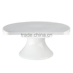 Classical Plain Round Table Shape Ceramic Cake Stand thumbnail-1