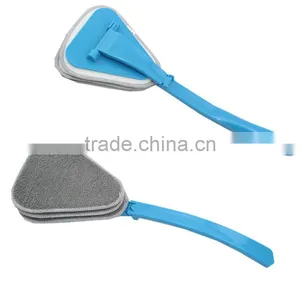 Use Wet or Dry Long Handle Cleaner Auto Glass Cleaner Wiper for Keep Windshields Windows Clean thumbnail-1