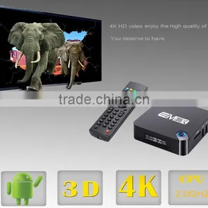 New Arrival EM95X Powerful 2GB/16GB Android 6.0 Marshmallow Quad Core TV Box, Amlogic S905X 4K TV Box For Wholesale thumbnail-3
