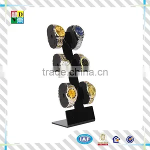 2015 Hot Sale Acrylic Black Watch Display Simple Design PMMA Acrylic Stand for Watch Acrylic Watch Show Case thumbnail-1