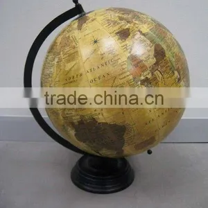 Educational Globe With Metal Base, Rotating World Globe, Unique World Globe, Table World Globe, thumbnail-1