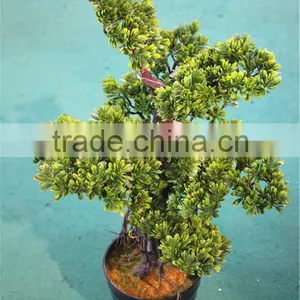 Home Garden Decoration 50cm to 160 cm Hight Small Indoor Canadian Artificial Green Pot Plastic Similar Pine Trees ELSPZ02 0903 thumbnail-2