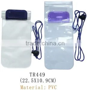 Transparent Universal Pvc Cell Phone Pouch Swimming Waterproof Mobile Phone Bag thumbnail-1