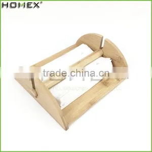 Bamboo Table Tissue Rack Kitchen Paper Towel Holder Homex-BSCI thumbnail-1