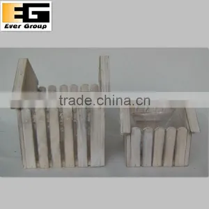 Heat Treatment Samll Indoor Wooden Planter thumbnail-1