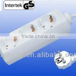 CE GS Germany 3-way Electric Extension Sockets/power Strip thumbnail-1