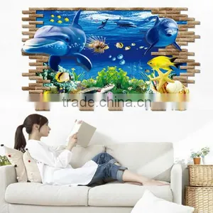 Removable Self Adhesive 3D Wall Paper , Wall Sticker for Kids thumbnail-4