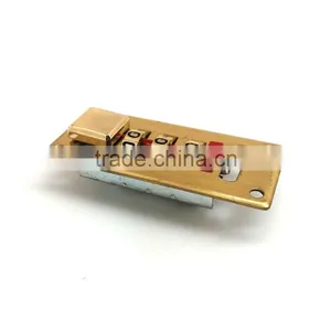 Combination Number Lock With Hasp for Pilot Case, Combination Lock With Push Buttom for Suitcase, Left Hand thumbnail-4