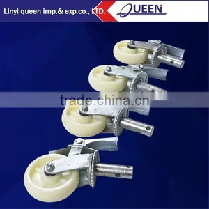 High Quality China Adjustable Scaffolding Rubber Caster Wheel thumbnail-1