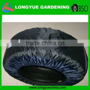 Black Color Polyester Car Spare Tire Cover thumbnail-1