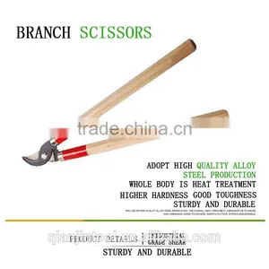 High Quality Oak Wooden Handel Garden Tools Pruning Shears thumbnail-1