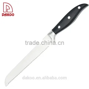 8"Bread Knife, Forged and Pakka Wood Handle Black Color thumbnail-1