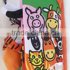 New Born Baby Infant Developmental Soft Animal Cloth Book Farm Tails Cloth Book thumbnail-6