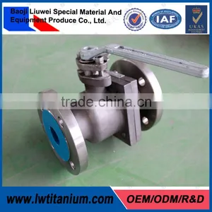 OEM Manual Titanium Ball Valve With Limit Switch thumbnail-1