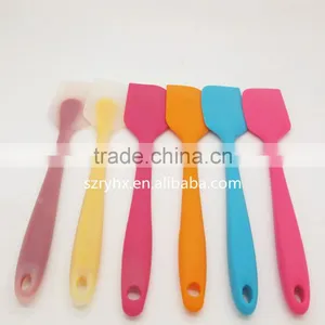 Plastic Handle Mini Silicone Spatula Small thumbnail-1
