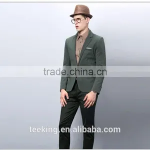 Custom Fancy One Button Latest Mens Suit Design thumbnail-2