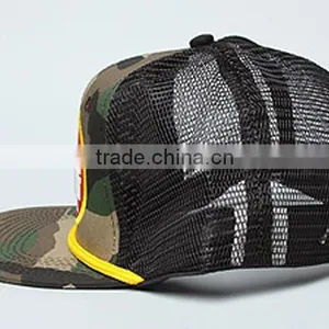 Custom Embroidery Logo 5 Panel With Rope Most Fashion Mesh Cap thumbnail-4