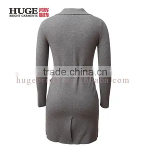 Custom Designs Hot Selling Womens Cardigan Sweater Jacket thumbnail-2