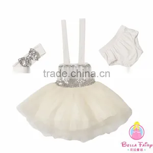 European Style Children Clothing Casual Baby Sequin Knitting Little Princess Girls Dress thumbnail-3