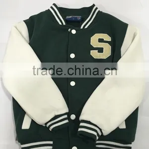 Custom Kids Coat Boys Winter Bomber Varsity Jacket thumbnail-4