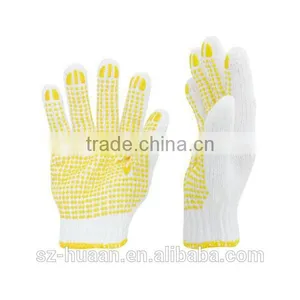 Ventilate White Cotton Textile Glove With Great Wear Resistant thumbnail-2