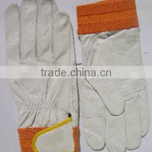 Fingerless Leather Gloves/working Safety Gloves/safety Gloves thumbnail-1