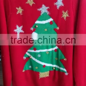 (KS015) Knitted Christmas Tree Women Christmas Sweaters thumbnail-1