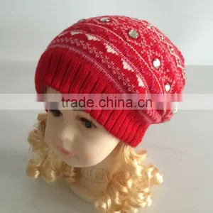 2016 New Fashion Winter Hand Made Knitted Kids Beanie Hats thumbnail-1