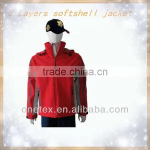 Men's Two Colour Combined Softshell Jacket thumbnail-1