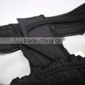 2016 NEW STYLE BLACK MMA SHORTS WITH LOGO ON THE BOTTON OF LEG OPENING thumbnail-6