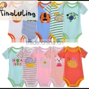 2015 Tinaluling Unisex-Baby Variety Bodysuits Brand Baby Animal Rompers Infant Bodysuits thumbnail-1